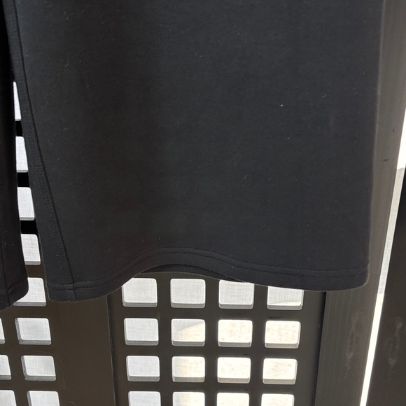 🖤 Spanx Black Wide Leg Pants Stretch Tie Waist Petite Medium Athleisure🖤 - Picture 4 of 11